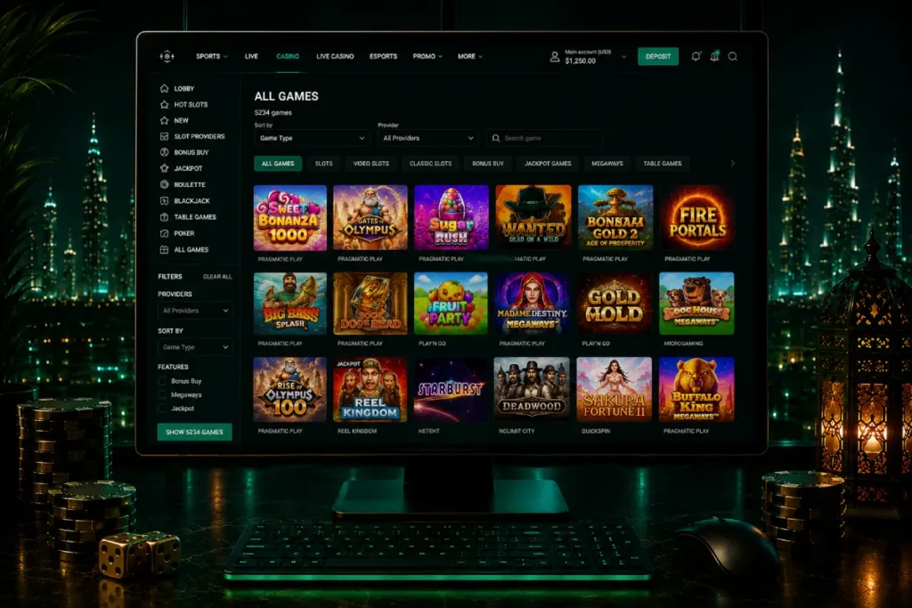 Casino Game Variety and Selection