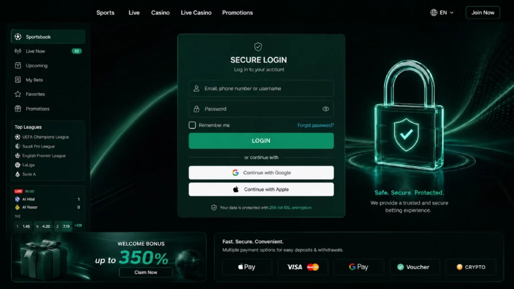 Сasino login