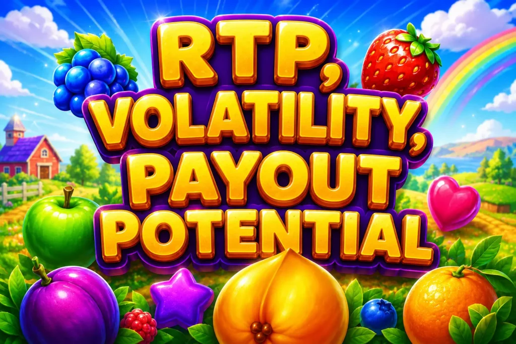 Fruit Party Banner RTP and Volatility
