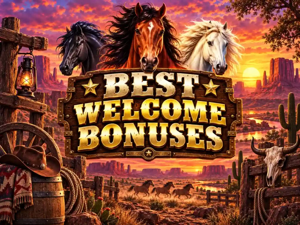 mustang gold Best Welcome Bonuses