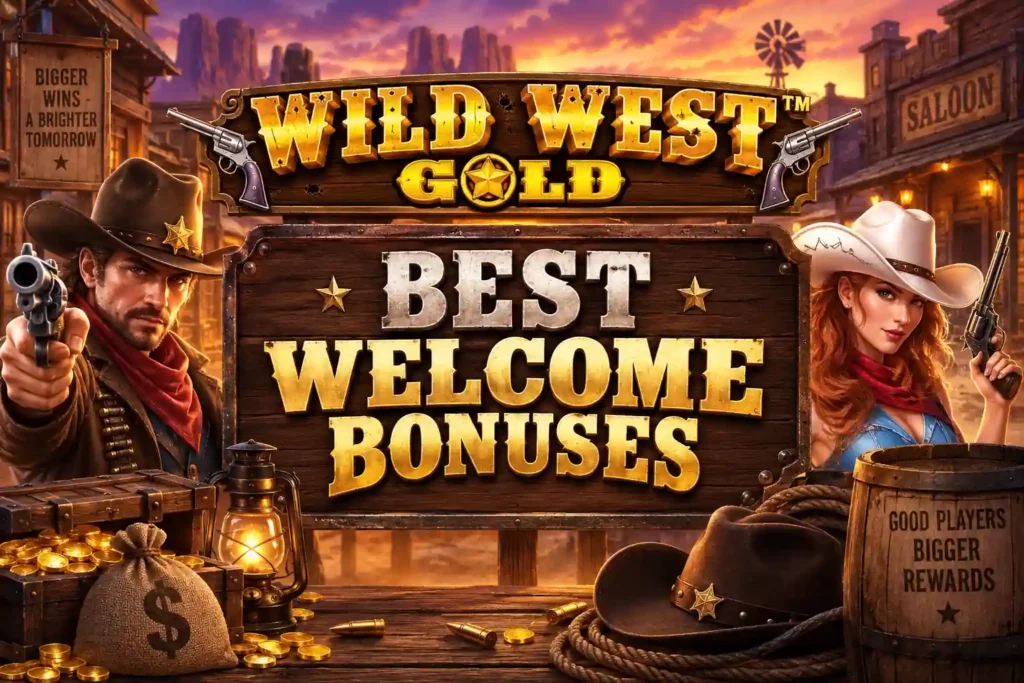 wild west gold Best Welcome Bonuses